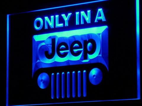 Jeep Only in A Jeep LED Neon Sign